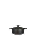 Ikona apo Κατσαρόλα Χυτού Αλουμινίου, αντικολλητική teflon, με καπάκι, induction, 3.50Lt, φ24xΥ10.6cm (7mm), RISOLI