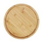 eikona apo piato stroggilo apo xilo bamboo f30/1,8cm -gtsa