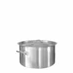 Ikona apo Χύτρα INOX ρηχή, με καπάκι, φ32xΥ22cm, (17Lt)