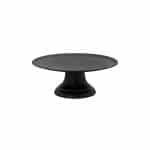 Ikona apo Βάση τουρτιέρας με πόδι, μελαμίνης, φ29.7cm, 611gr, μαύρη, MELO