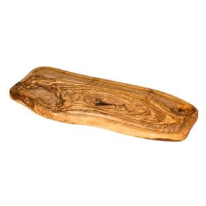 Ikona apo Σανίδα/Πιατέλα με λούκι, από ξύλο ελιάς, 40cm,φυσικό σχήμα, ελληνικής κατασκευής