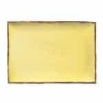 Ikona apo Πιατέλα ορθογώνια πορσελάνης 36x24cm, Κρεμ, σειρά 360, LUKANDA