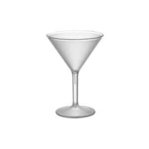 Ikona apo Ποτήρι πλαστικό PC (Polycarbonate), Martini, διάφανο πάγου, 280ml