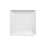 Ikona apo Πιάτο Ρηχό πορσελάνης τετράγωνο 25x25cm - φ35cm, Σειρά EDGE, LUKANDA