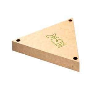 Ikona apo Χάρτινο κουτί Κρέπας τρίγωνο, 25x25x4cm, μιας χρήσης, Plastic Free, GAIA