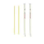 Ikona apo Πακέτο 500 Χάρτινα Καλαμάκια, Κίτρινα, 3 φύλλων, 180x4mm, Espresso, Ίσια, 1/1 χαρτί