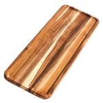 Ikona apo Πλατό Σερβιρίσματος, από ξύλο τικ, Ορθογώνιο, 50x16xΥ1.5cm, TeakHaus