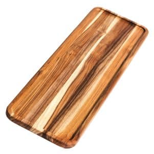 Ikona apo Πλατό Σερβιρίσματος, από ξύλο τικ, Ορθογώνιο, 50x16xΥ1.5cm, TeakHaus