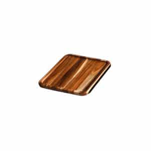 Ikona apo Πλατό Σερβιρίσματος, από ξύλο τικ, Τετράγωνη, 20x20xΥ1.5cm, TeakHaus