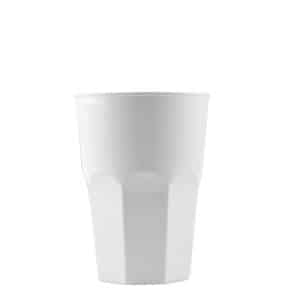 Ikona apo Πλαστικό ποτήρι PP μίας ή πολλών χρήσεων 40cl λευκό