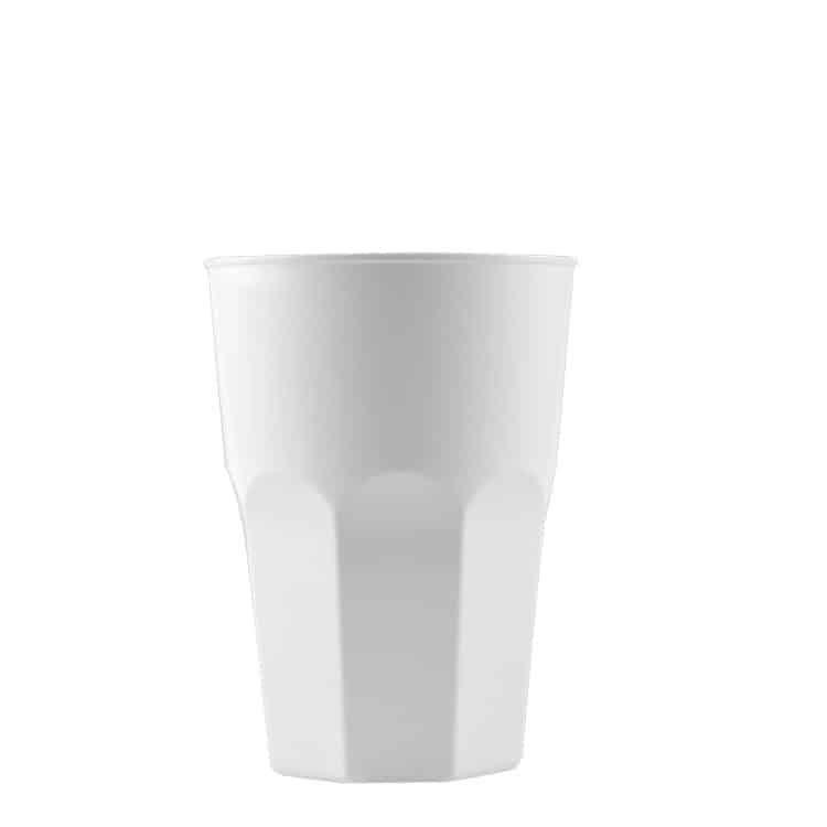 Ikona apo Πλαστικό ποτήρι PP μίας ή πολλών χρήσεων 40cl λευκό