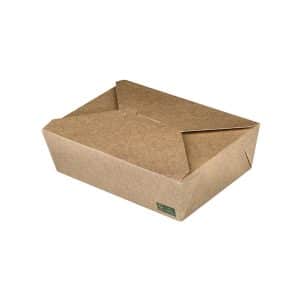 Ikona apo Χάρτινo κουτί Kraft (φάκελος), 1400cc, 15x12xΥ6.3cm, μιας χρήσης, Intertan