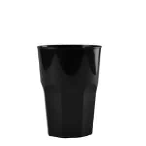 Ikona apo Πλαστικό ποτήρι PP μίας ή πολλών χρήσεων 40cl μαύρο