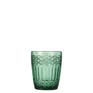 Ikona apo Γυάλινο ποτήρι νερού, 29cl BAROCCO, φ8.1x9.9cm, πράσινο