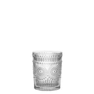 Ikona apo Γυάλινο Ποτήρι σκαλιστό, Whiskey/Χαμηλό, 30cl, φ7.8x9,7cm