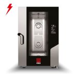 Φούρνος κυκλοθερμικός 11 θέσεων GN 1/1 απευθείας ψεκασμού με ενσωματωμένο πλύσιμο ΕΚΑ