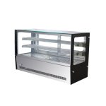Βιτρίνα θερμαινόμενη επιτραπέζια πανοραμική 195lt GN1200HRT