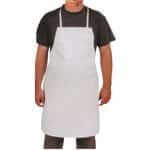 Ikona apo Ποδιά μπροστέλα 65xΥ90cm, πάνινη, με τσέπη, Λευκή