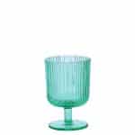 Ikona apo Γυάλινο ποτήρι με πόδι, 25cl EVENT, φ8x12.3cm, γαλαζοπράσινο