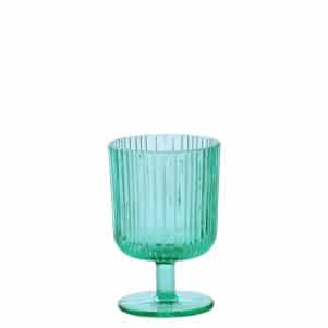 Ikona apo Γυάλινο ποτήρι με πόδι, 25cl EVENT, φ8x12.3cm, γαλαζοπράσινο