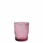 Ikona apo Γυάλινο ποτήρι νερού, 25cl EVENT, φ8xΥ9.7cm, μωβ