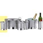 Ikona apo Σαμπανιέρα INOX, Διπλών τοιχωμάτων, υψηλής ποιότητας mirror γυάλισμα, φ17xΥ18cm, Buffet Choice