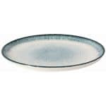 Πιάτο ρηχό επίπεδο πορσελάνης μπλέ Σειρά Occhio Φ28cm-BYBONE Σετ 12 τεμαχίων