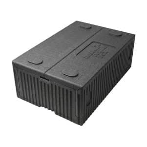 Ikona apo Ισοθερμικό κιβώτιο EPP, αναδιπλούμενο, 60x40x23cm, 33LT, μαύρο, THERMOBOX