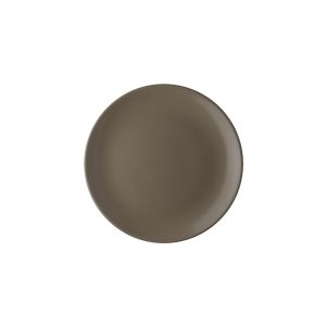 Ikona apo Πιάτο πορσελάνης ρηχό κουπ, φ21cm, ανθρακί , σειρά Nature, LUKANDA