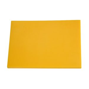 Ikona apo Πλάκα Κοπής Πολυαιθυλενίου HDPE500, κίτρινη, 60x40x2cm, Κίνας