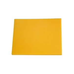 Ikona apo Πλάκα Κοπής Πολυαιθυλενίου HDPE500, κίτρινη, 40x30x1.5cm, Κίνας