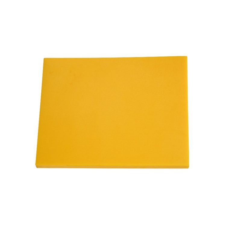 Ikona apo Πλάκα Κοπής Πολυαιθυλενίου HDPE500, κίτρινη, 40x30x1.5cm, Κίνας
