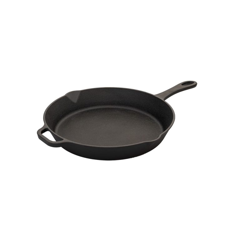 Ikona apo Τηγάνι 30cm, μαντέμι Cast Iron (100% Χυτοσίδηρος), ESTIA