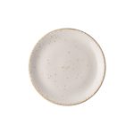 Ikona apo Πιάτο Ρηχό πορσελάνης, Φ25cm, Λευκό, σειρά Leon, LUKANDA