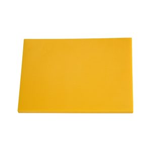 Ikona apo Πλάκα Κοπής Πολυαιθυλενίου HDPE500, κίτρινη, 50x30x1.5cm, Κίνας