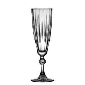 Ikona apo Γυάλινο Ποτήρι Σκαλιστό Σαμπάνιας, 17cl, φ6.8x20.6cm, DIAMOND, PASABAHCE