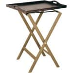 Ξύλινο Σταντ Δίσκων 50x50xY80cm, Φυσικό Χρώμα