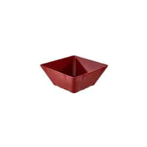 Ikona apo Μπωλ τετράγωνο μελαμίνης, 1.5Lt, 19.5x19.5xΥ8cm, 390gr, κόκκινο