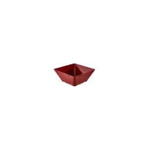 Ikona apo Μπωλ τετράγωνο μελαμίνης, 570ml, 12x12xΥ5cm, 125gr, κόκκινο