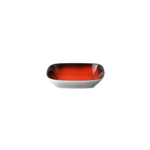 Ikona apo Μπωλ πορσελάνης 17x12cm, πορτοκαλο-κόκκινο, GALAXY-B, LUKANDA