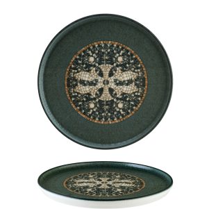 Ikona apo Πιάτο Ρηχό πορσελάνης 28cm, Mesopotamia Black, Bonna