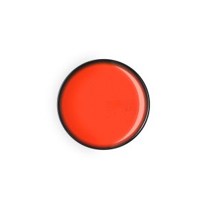 Ikona apo Πιάτο ρηχό πορσελάνης 19cm, πορτοκαλο-κόκκινο, GALAXY-B, LUKANDA
