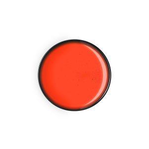 Ikona apo Πιάτο ρηχό πορσελάνης 21cm, πορτοκαλο-κόκκινο, GALAXY-B, LUKANDA