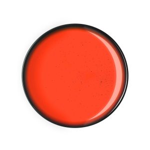 Ikona apo Πιάτο ρηχό πορσελάνης 30cm, πορτοκαλο-κόκκινο, GALAXY-B, LUKANDA