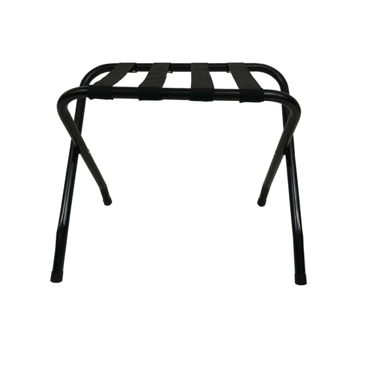 Ikona apo Aναδιπλούμενη μπαγκαζιέρα, μεταλλική μαύρη, 40x61xΥ48cm