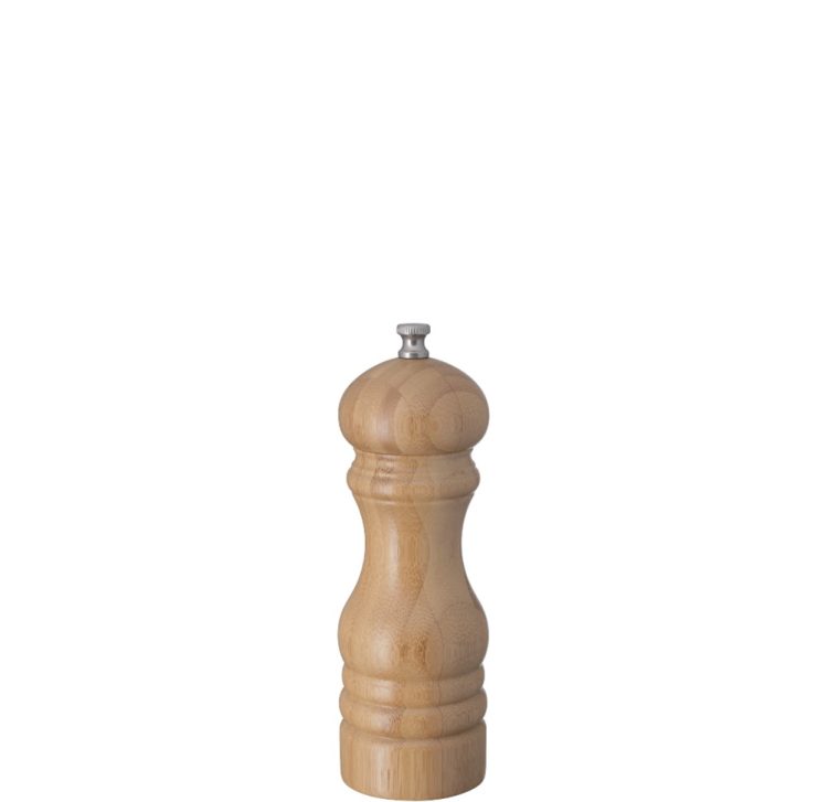 Ikona apo Μύλος Πιπεριού, ξύλινος bamboo, φ6xΥ17.5cm, Lukanda
