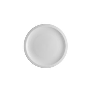 Ikona apo Πιάτο Ρηχό πορσελάνης 20.5cm, Σειρά SLIM, λευκό, LUKANDA