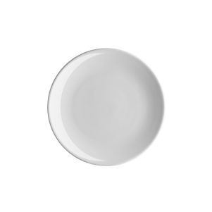 Ikona apo Πιάτο Ρηχό πορσελάνης 23.5cm, Σειρά VECTOR, λευκό, LUKANDA