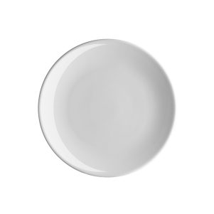 Ikona apo Πιάτο Ρηχό πορσελάνης 27cm, Σειρά VECTOR, λευκό, LUKANDA