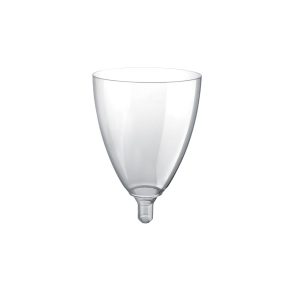 Ikona apo Πλαστικό ποτήρι SOMMELIER-PS μίας χρήσης νερού-κρασιού χωρίς βάση, 15cl